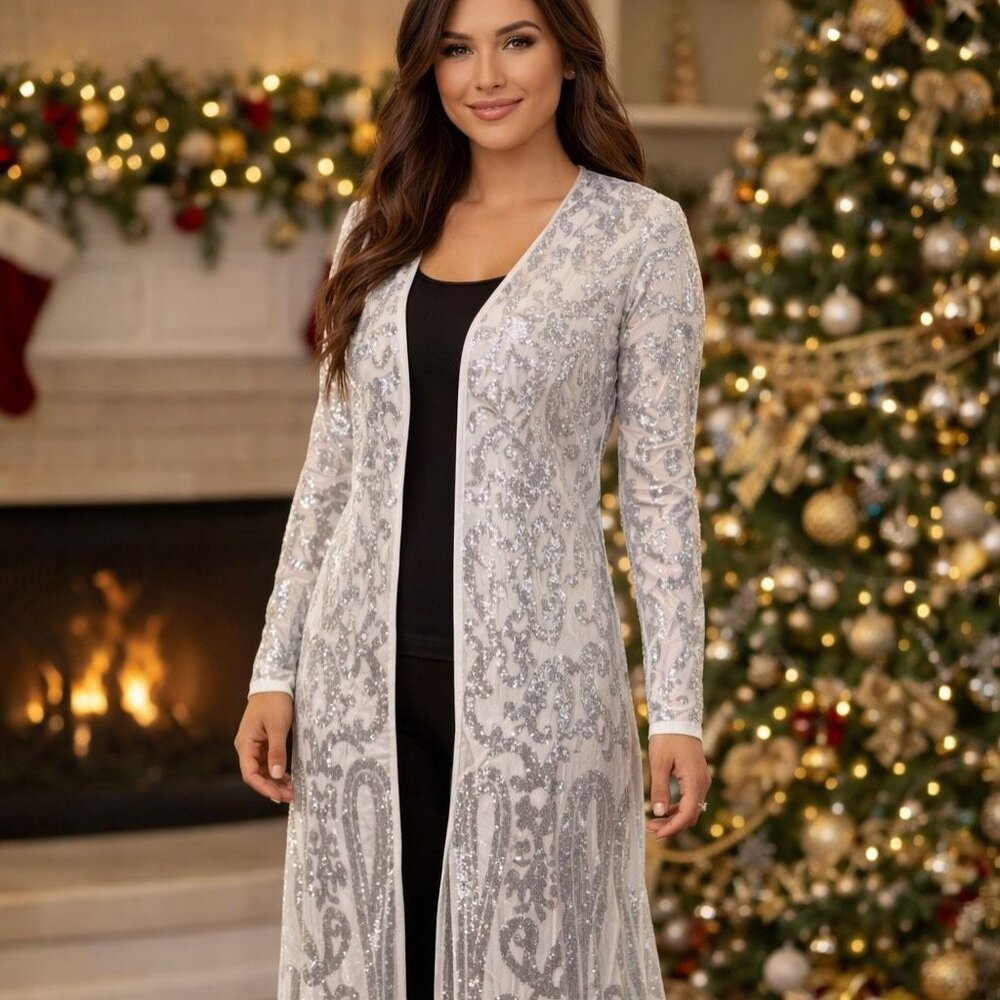 All That Glitters Duster - SILVER
